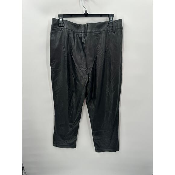 COMMANDO NWT Faux Leather 7/8 Trouser Pant in Black // L - Picture 10 of 12